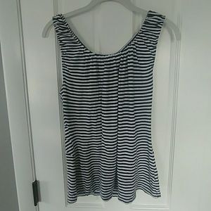 Anthropologie striped sleeveless tank